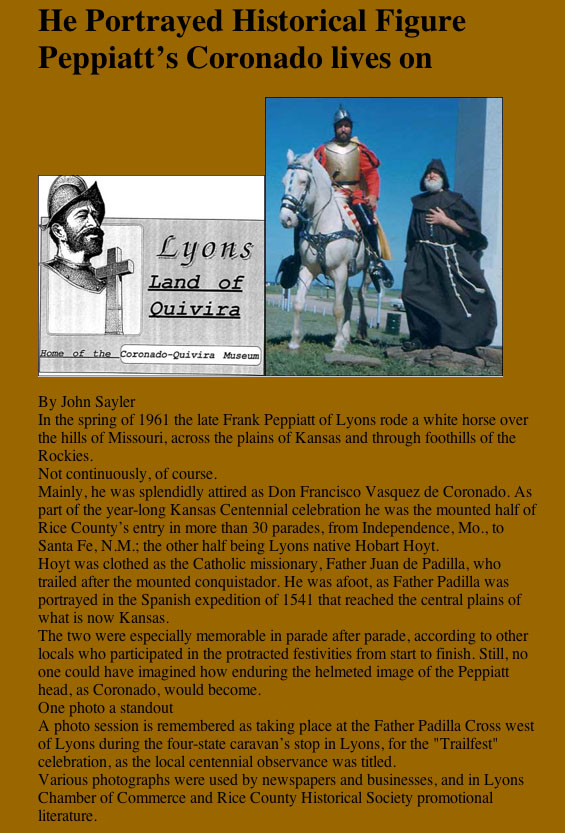 Frank Peppiatt as Coronado