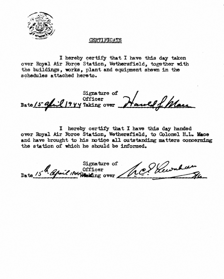 Transfer Document