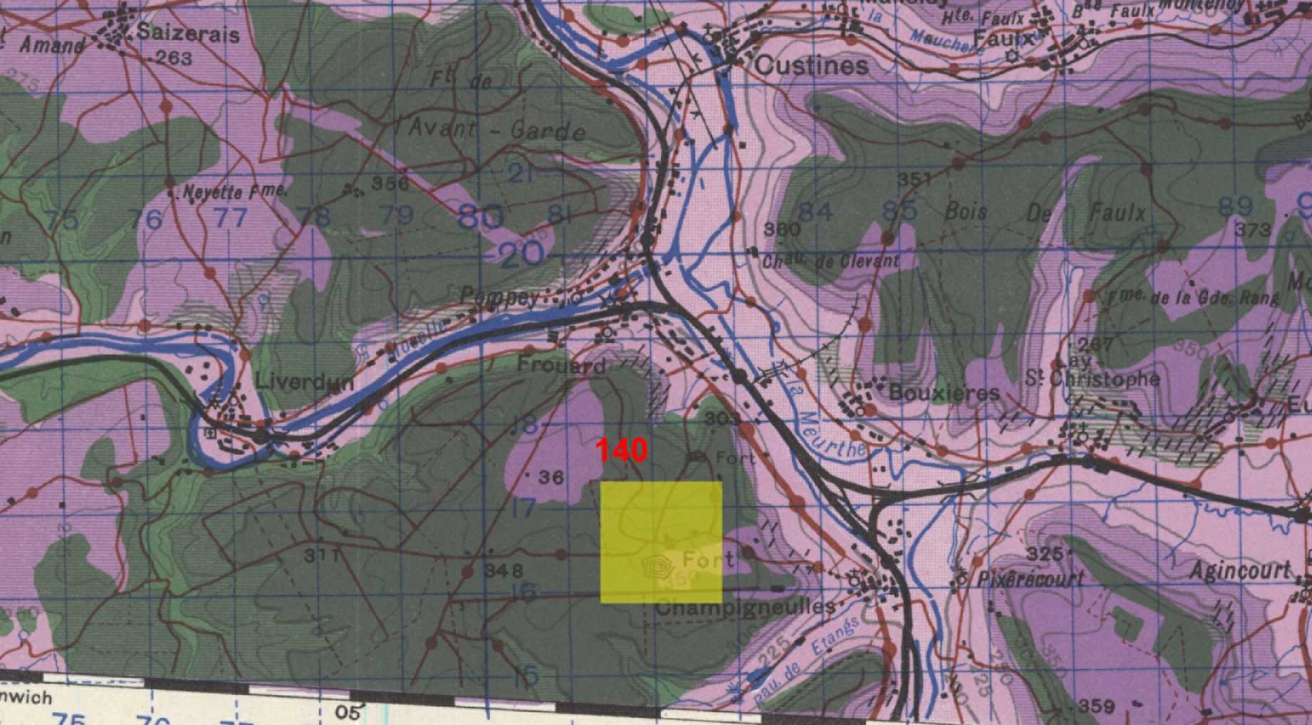 Target Topo Map