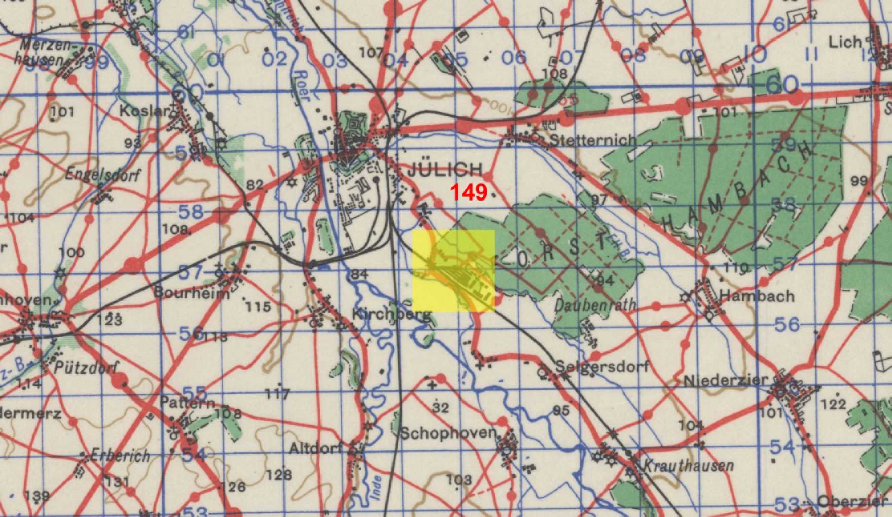 Target Topo Map