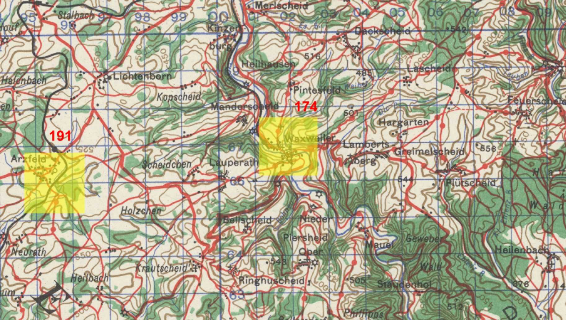 Target Topo Map