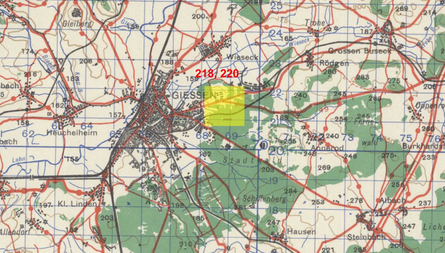 Target Topo Map