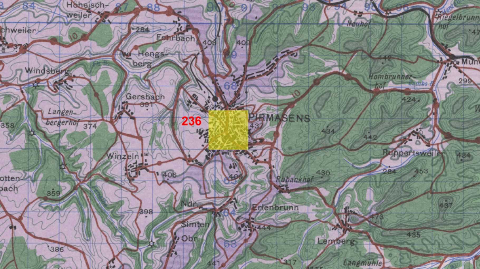 Target Topo Map