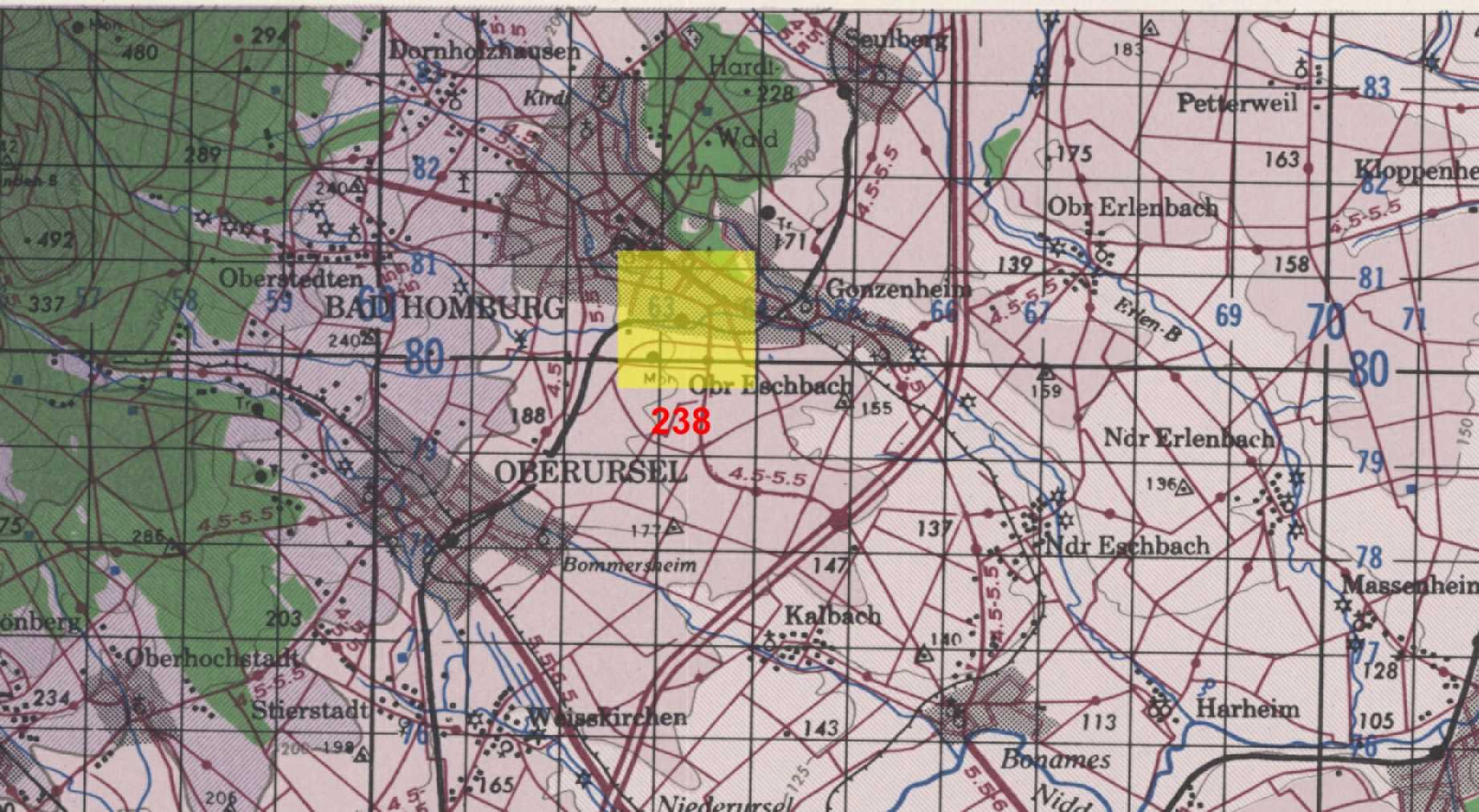Target Topo Map